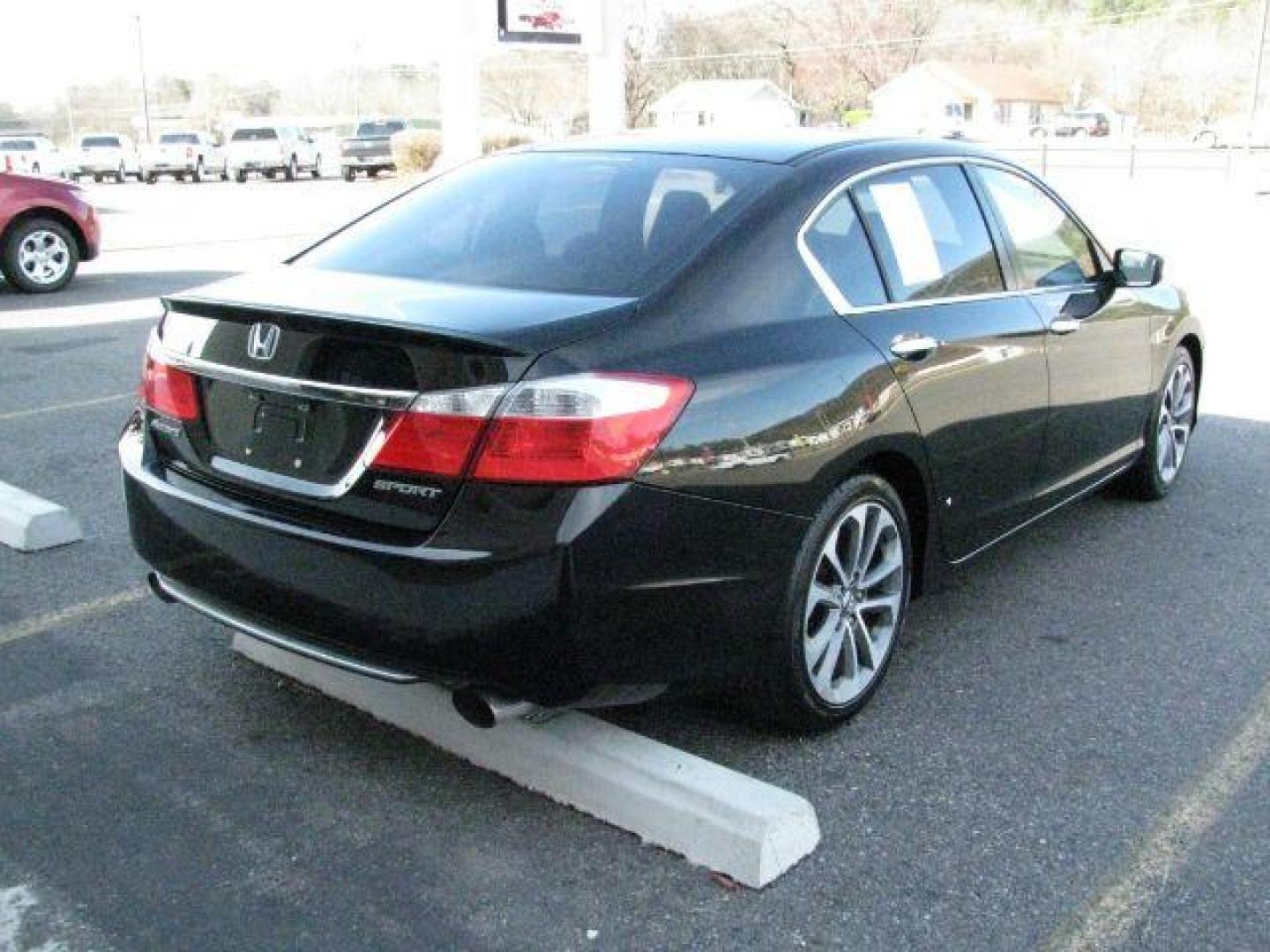 2014 Black Honda Accord Sport (1HGCR2F54EA) with an 2.4L I-4 gasoline direct injection engine, Automatic transmission, located at 2443 Albert Pike, Hot Springs, AR, 71913, (501) 623-6255, 34.492222, -93.109993 - Photo#3
