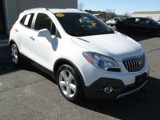 2016 White Buick Encore Convenience (KL4CJBSB8GB) with an Ecotec 1.4L I-4 DOHC engine, Automatic transmission, located at 2443 Albert Pike, Hot Springs, AR, 71913, (501) 623-6255, 34.492222, -93.109993 - Photo#0
