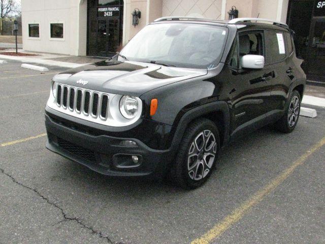 2015 Black Jeep Renegade Limited (ZACCJADT1FP) with an MultiAir2 Tigershark 2.4L I-4 variable valve contr engine, CVT transmission, located at 2443 Albert Pike, Hot Springs, AR, 71913, (501) 623-6255, 34.492222, -93.109993 - Photo#0