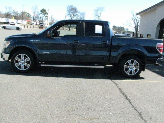2014 Blue Ford F-150 LARIAT (1FTFW1CT1EK) with an EcoBoost 3.5L V-6 gasoline direct injection engine, Automatic transmission, located at 2443 Albert Pike, Hot Springs, AR, 71913, (501) 623-6255, 34.492222, -93.109993 - Photo#1