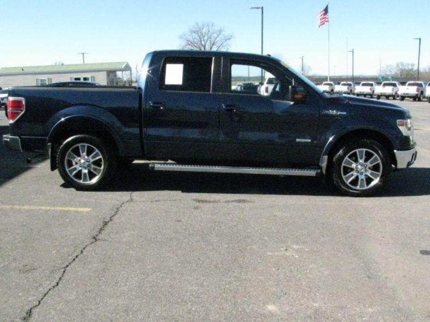 2014 Blue Ford F-150 LARIAT (1FTFW1CT1EK) with an EcoBoost 3.5L V-6 gasoline direct injection engine, Automatic transmission, located at 2443 Albert Pike, Hot Springs, AR, 71913, (501) 623-6255, 34.492222, -93.109993- Photo#5
