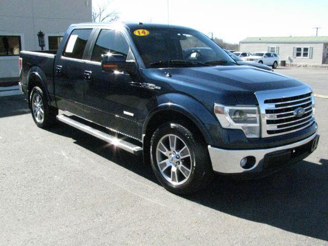 2014 Blue Ford F-150 LARIAT (1FTFW1CT1EK) with an EcoBoost 3.5L V-6 gasoline direct injection engine, Automatic transmission, located at 2443 Albert Pike, Hot Springs, AR, 71913, (501) 623-6255, 34.492222, -93.109993 - Photo#6