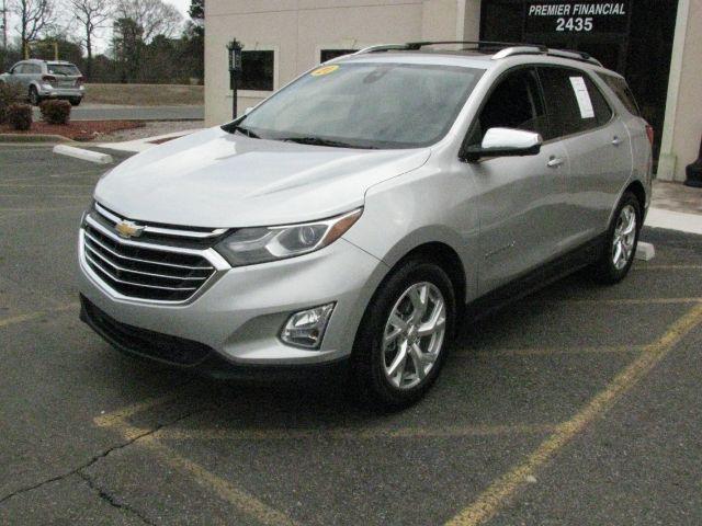 2021 Silver Chevrolet Equinox FWD Premier (3GNAXNEV1MS) with an 1.5L I-4 gasoline direct injection engine, Automatic transmission, located at 2443 Albert Pike, Hot Springs, AR, 71913, (501) 623-6255, 34.492222, -93.109993 - Photo#0