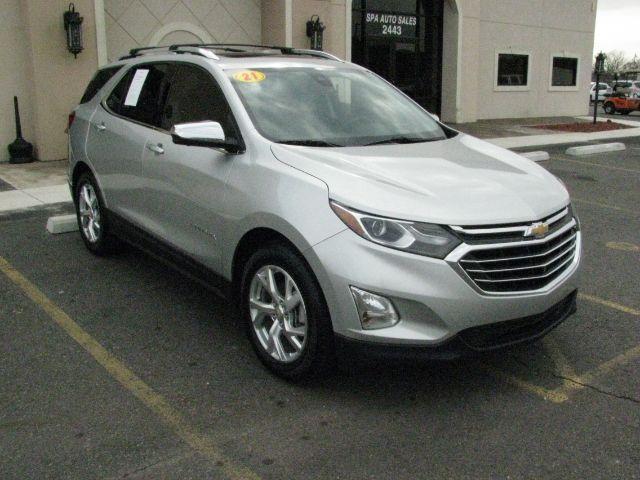 2021 Silver Chevrolet Equinox FWD Premier (3GNAXNEV1MS) with an 1.5L I-4 gasoline direct injection engine, Automatic transmission, located at 2443 Albert Pike, Hot Springs, AR, 71913, (501) 623-6255, 34.492222, -93.109993 - Photo#5