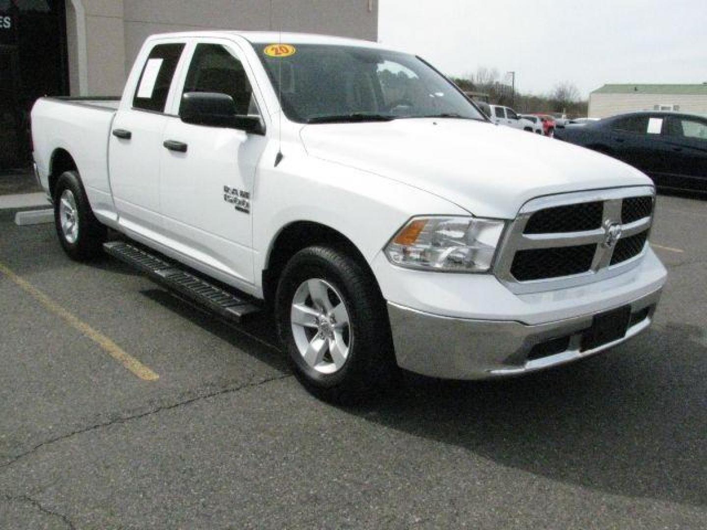 2020 White Ram 1500 Classic Tradesman Quad Cab 4x2 6'4 Box (1C6RR6FGXLS) with an Pentastar 3.6L V-6 DOHC engine, Automatic transmission, located at 2443 Albert Pike, Hot Springs, AR, 71913, (501) 623-6255, 34.492222, -93.109993- Photo#0