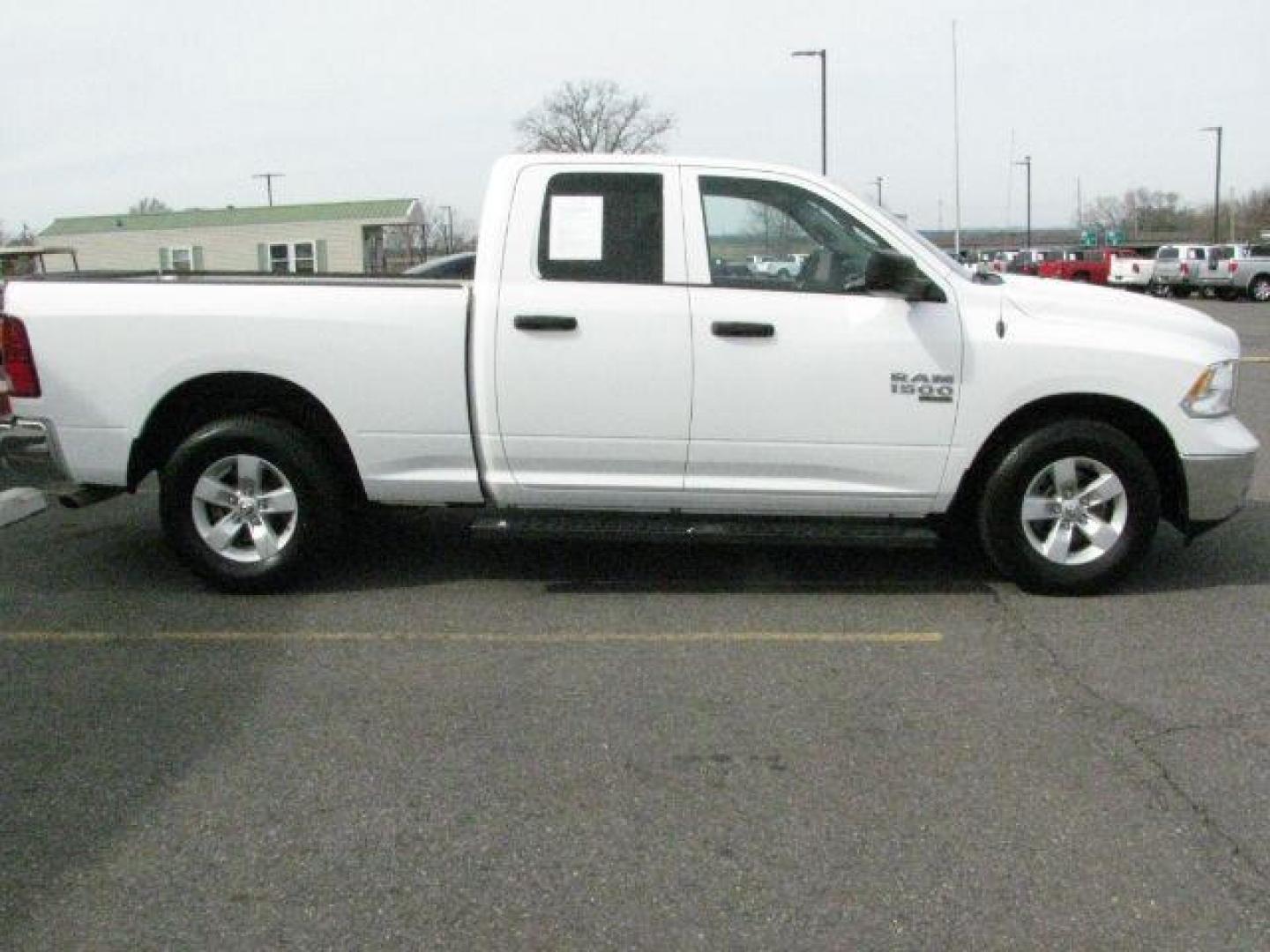 2020 White Ram 1500 Classic Tradesman Quad Cab 4x2 6'4 Box (1C6RR6FGXLS) with an Pentastar 3.6L V-6 DOHC engine, Automatic transmission, located at 2443 Albert Pike, Hot Springs, AR, 71913, (501) 623-6255, 34.492222, -93.109993- Photo#1