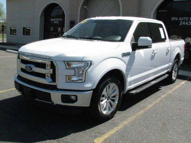 2015 White Ford F-150 LARIAT (1FTEW1CFXFK) with an 5L V-8 DOHC engine, Automatic transmission, located at 2443 Albert Pike, Hot Springs, AR, 71913, (501) 623-6255, 34.492222, -93.109993 - Photo#0