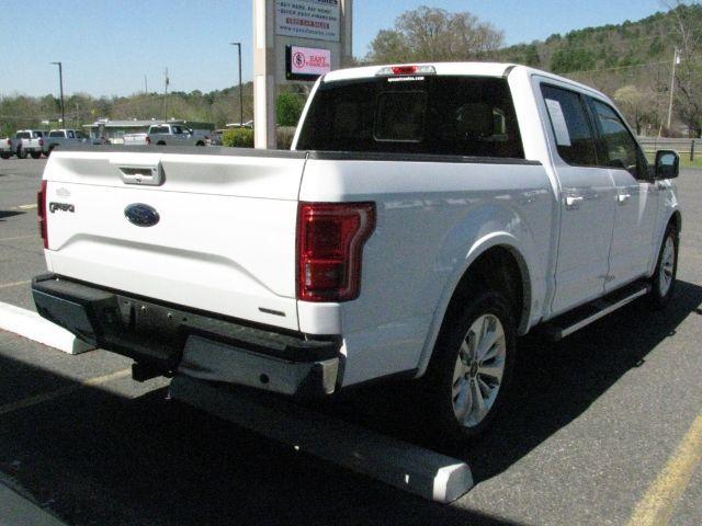 2015 White Ford F-150 LARIAT (1FTEW1CFXFK) with an 5L V-8 DOHC engine, Automatic transmission, located at 2443 Albert Pike, Hot Springs, AR, 71913, (501) 623-6255, 34.492222, -93.109993 - Photo#4