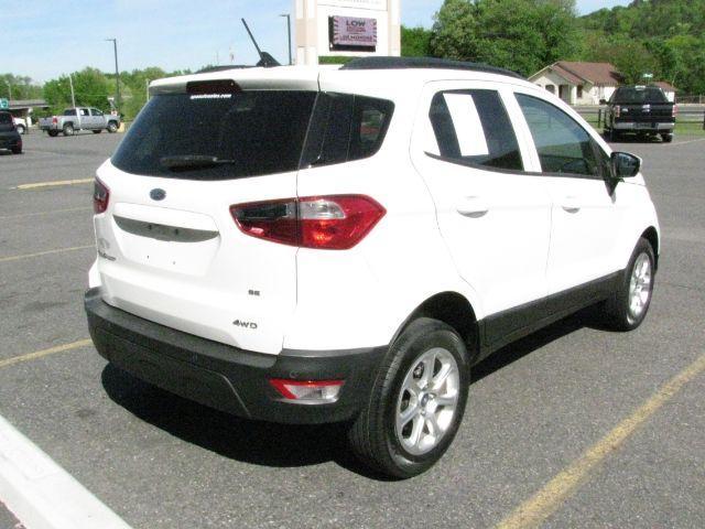 2018 White Ford EcoSport SE (MAJ6P1UL1JC) with an 2L I-4 gasoline direct injection engine, Automatic transmission, located at 2443 Albert Pike, Hot Springs, AR, 71913, (501) 623-6255, 34.492222, -93.109993 - Photo#2