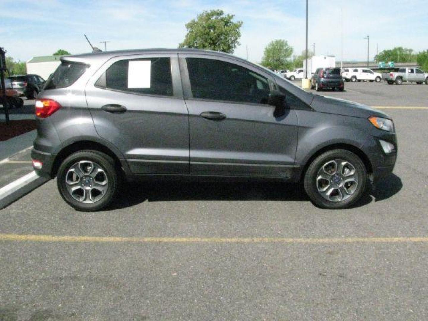 2020 Gray Ford EcoSport S (MAJ3S2FE7LC) with an EcoBoost 1L I-3 gasoline direct injection engine, Automatic transmission, located at 2443 Albert Pike, Hot Springs, AR, 71913, (501) 623-6255, 34.492222, -93.109993- Photo#1