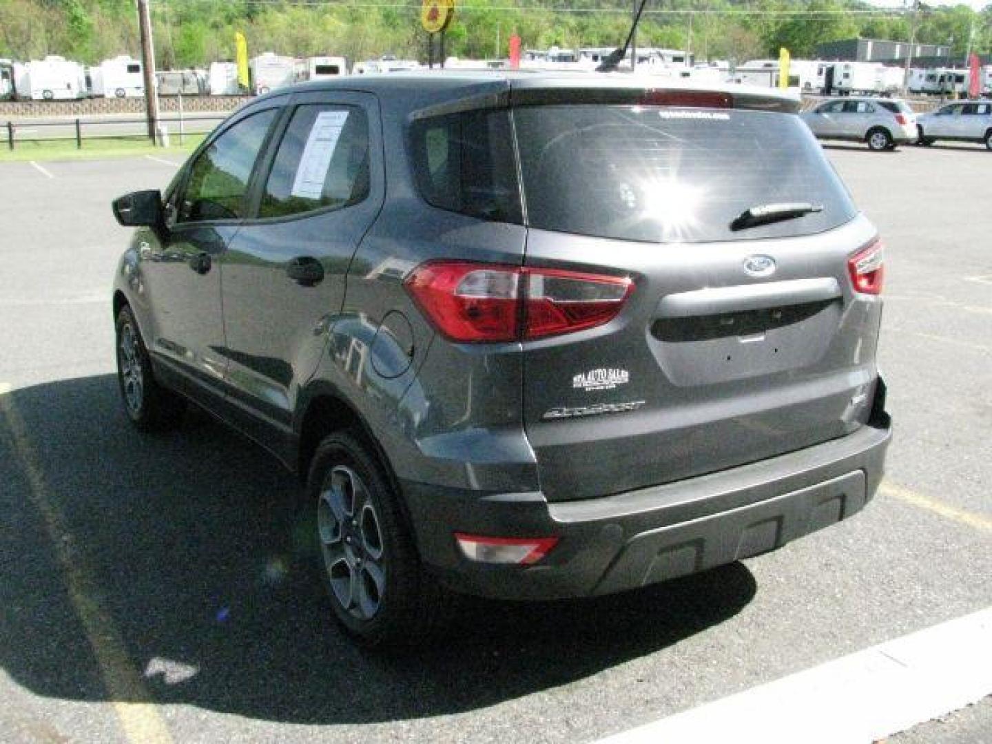 2020 Gray Ford EcoSport S (MAJ3S2FE7LC) with an EcoBoost 1L I-3 gasoline direct injection engine, Automatic transmission, located at 2443 Albert Pike, Hot Springs, AR, 71913, (501) 623-6255, 34.492222, -93.109993- Photo#3