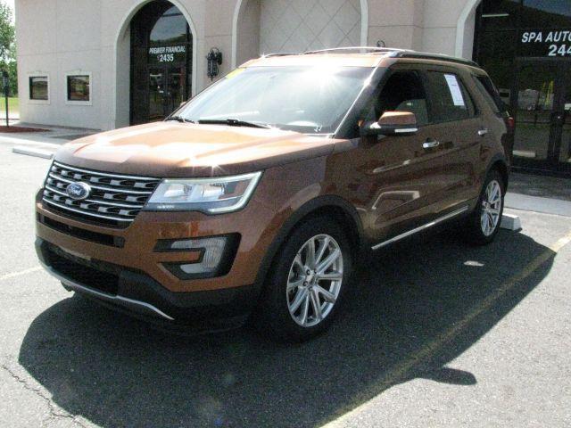 2017 Brown Ford Explorer Limited (1FM5K7F82HG) with an EcoBoost 2.3L I-4 gasoline direct injection engine, Automatic transmission, located at 2443 Albert Pike, Hot Springs, AR, 71913, (501) 623-6255, 34.492222, -93.109993 - Photo#5