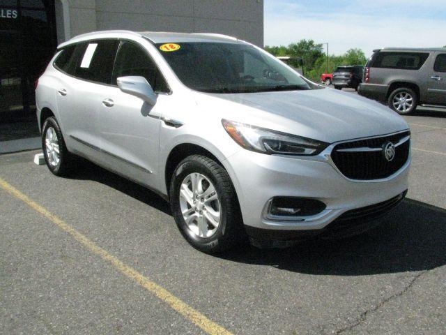 2018 Silver Buick Enclave Essence (5GAERBKWXJJ) with an 3.6L V-6 gasoline direct injection engine, Automatic transmission, located at 2443 Albert Pike, Hot Springs, AR, 71913, (501) 623-6255, 34.492222, -93.109993 - Photo#0