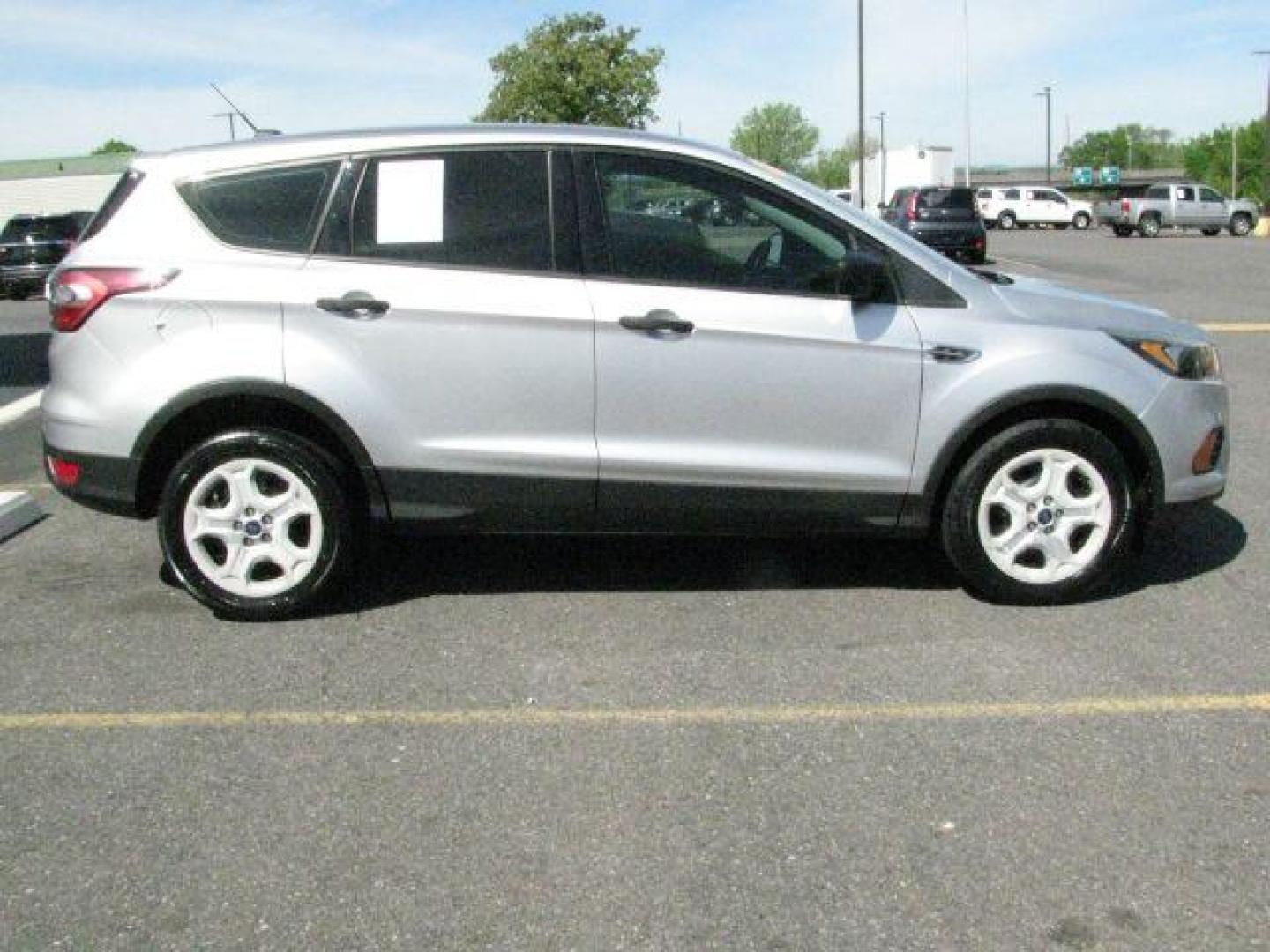 2018 Silver Ford Escape S (1FMCU0F74JU) with an Duratec 2.5L I-4 DOHC engine, Automatic transmission, located at 2443 Albert Pike, Hot Springs, AR, 71913, (501) 623-6255, 34.492222, -93.109993- Photo#1