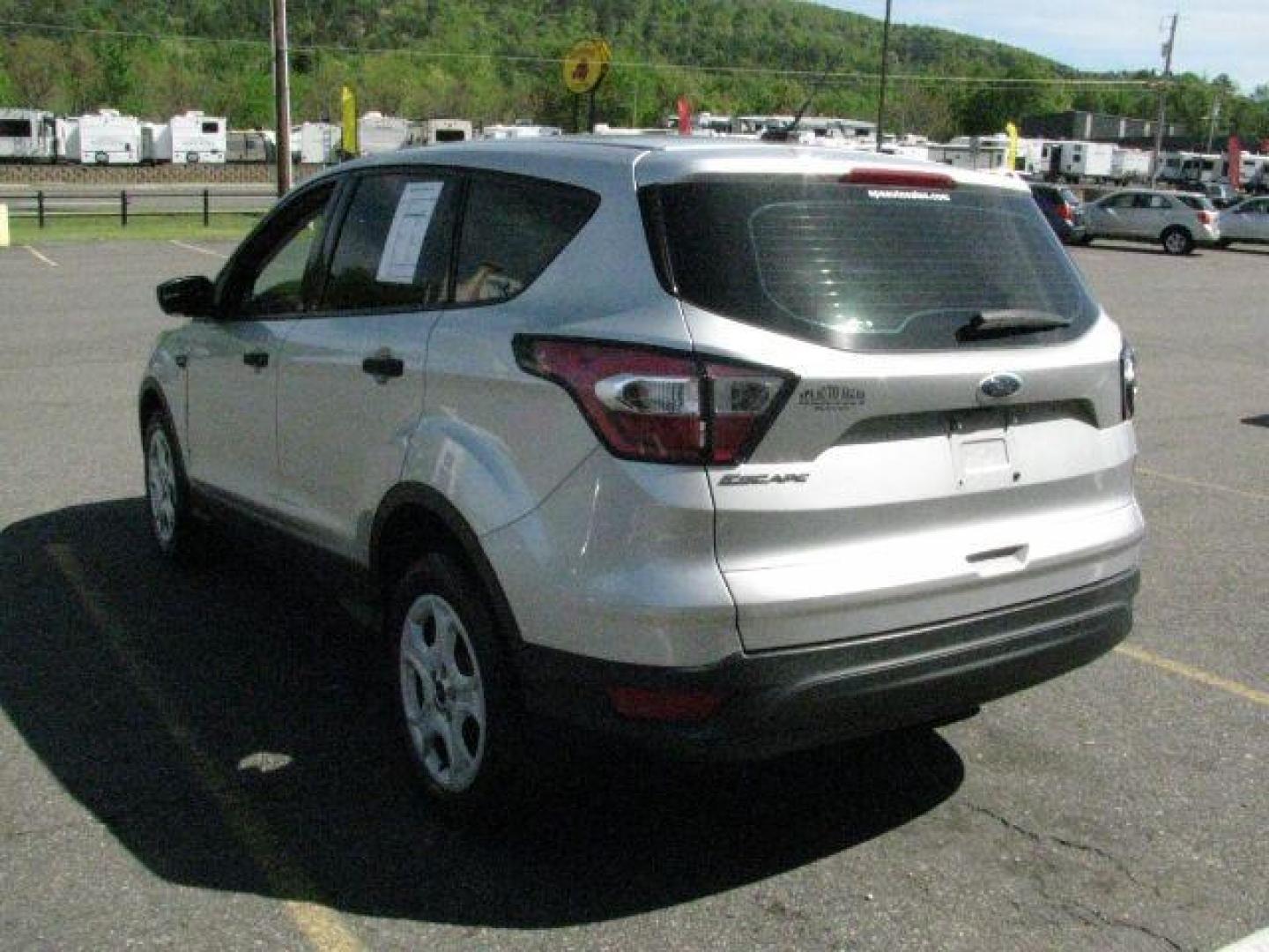 2018 Silver Ford Escape S (1FMCU0F74JU) with an Duratec 2.5L I-4 DOHC engine, Automatic transmission, located at 2443 Albert Pike, Hot Springs, AR, 71913, (501) 623-6255, 34.492222, -93.109993- Photo#3