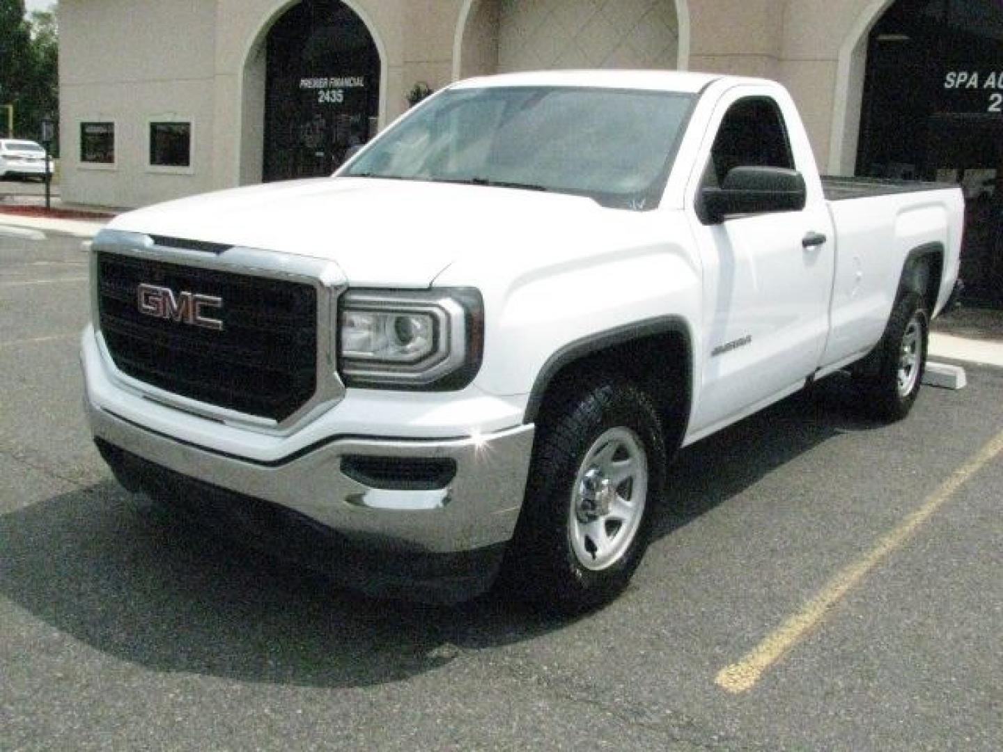2017 White GMC Sierra 1500 WT (1GTN1LEH5HZ) with an 4.3L engine, Automatic transmission, located at 2443 Albert Pike, Hot Springs, AR, 71913, (501) 623-6255, 34.492222, -93.109993- Photo#0