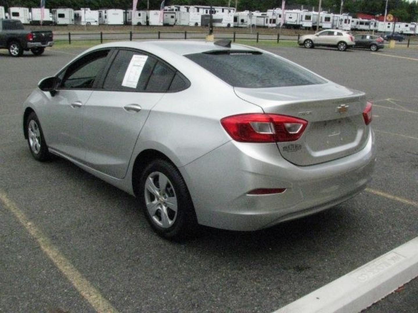2017 Silver Chevrolet Cruze LS Auto (3G1BC5SM6HS) with an 1.4L I-4 gasoline direct injection engine, Automatic transmission, located at 2443 Albert Pike, Hot Springs, AR, 71913, (501) 623-6255, 34.492222, -93.109993- Photo#2