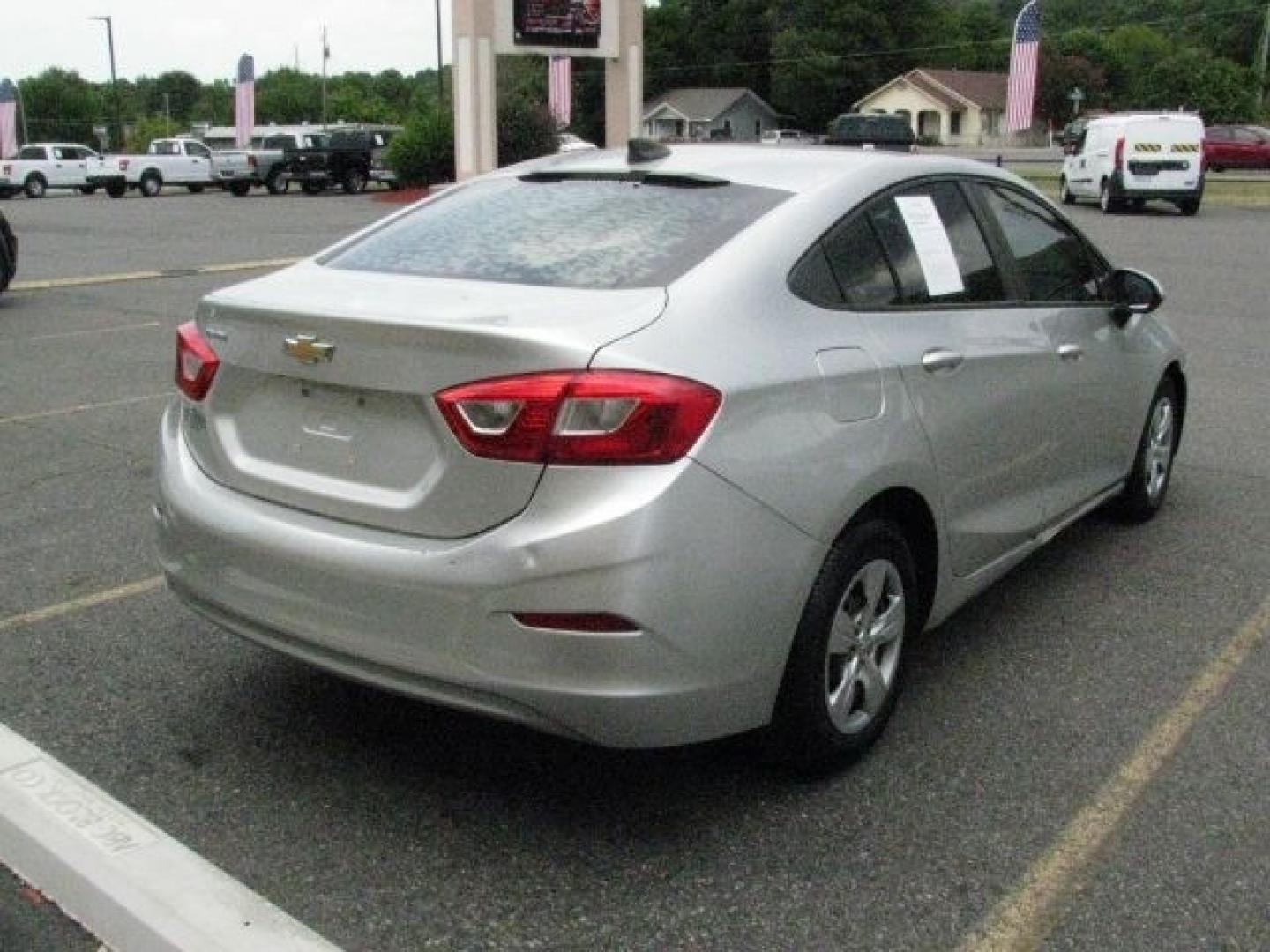 2017 Silver Chevrolet Cruze LS Auto (3G1BC5SM6HS) with an 1.4L I-4 gasoline direct injection engine, Automatic transmission, located at 2443 Albert Pike, Hot Springs, AR, 71913, (501) 623-6255, 34.492222, -93.109993- Photo#3