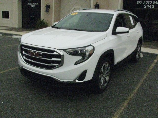 2018 White GMC Terrain SLT (3GKALPEX5JL) with an 2L I-4 gasoline direct injection engine, Automatic transmission, located at 2443 Albert Pike, Hot Springs, AR, 71913, (501) 623-6255, 34.492222, -93.109993- Photo#0