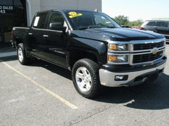 2014 Black Chevrolet Silverado 1500 LT (3GCUKRECXEG) with an EcoTec3 5.3L V-8 gasoline direct injection engine, Automatic transmission, located at 2443 Albert Pike, Hot Springs, AR, 71913, (501) 623-6255, 34.492222, -93.109993- Photo#0