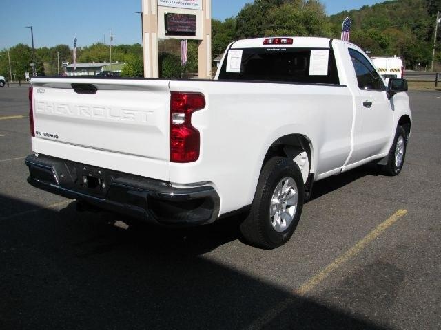 2020 White Chevrolet Silverado 1500 2WD Regular Cab Long Bed WT (3GCNWAEF4LG) with an 5.3L engine, Automatic transmission, located at 2443 Albert Pike, Hot Springs, AR, 71913, (501) 623-6255, 34.492222, -93.109993- Photo#2